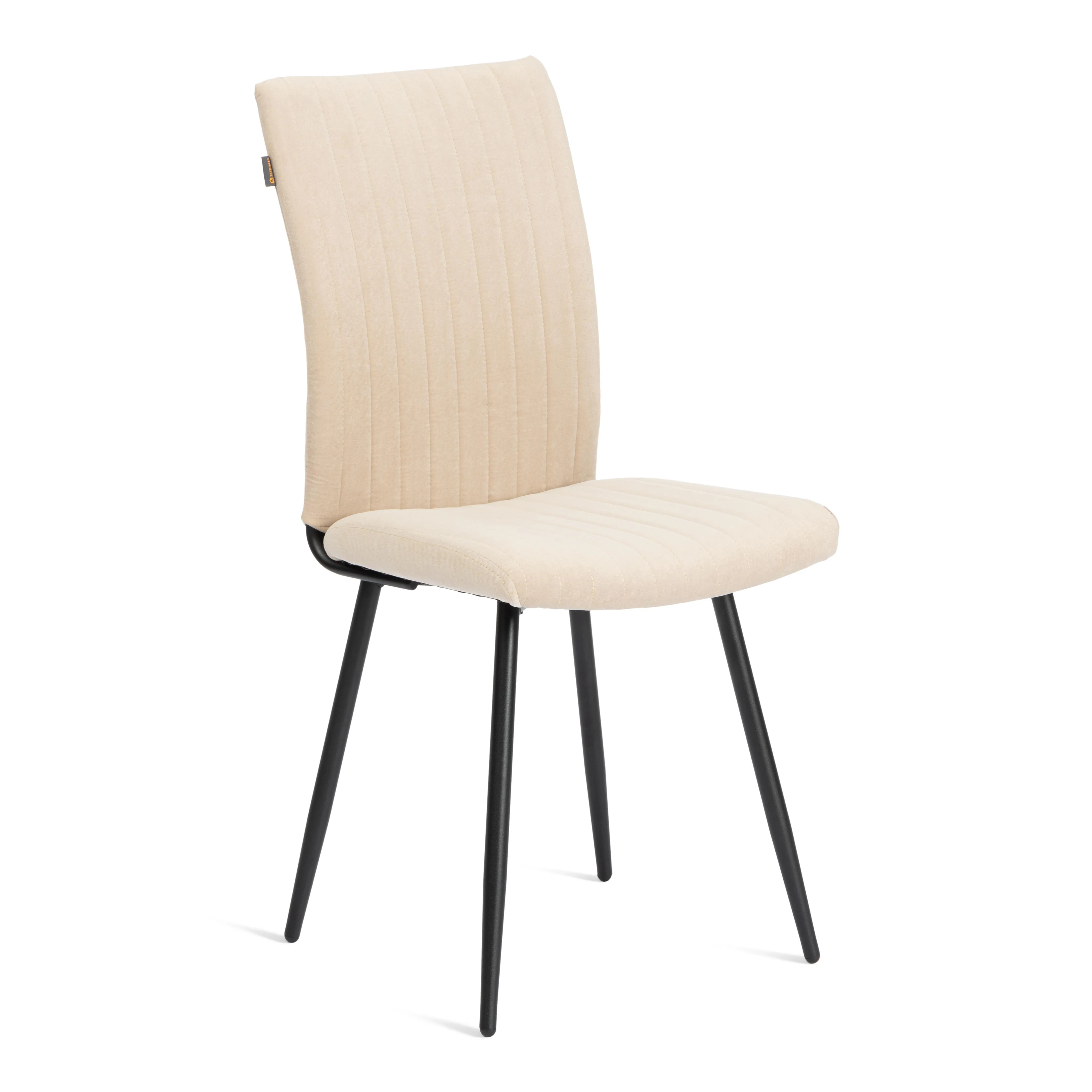 Стул обеденный Monte Carlo молочный, черный Стул обеденный Monte Carlo молочный, черный