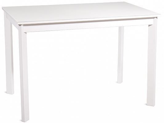 НЕЛЬСОН-110(155)х68, стол раздвижной со стеклом, белый оптивайт, белый