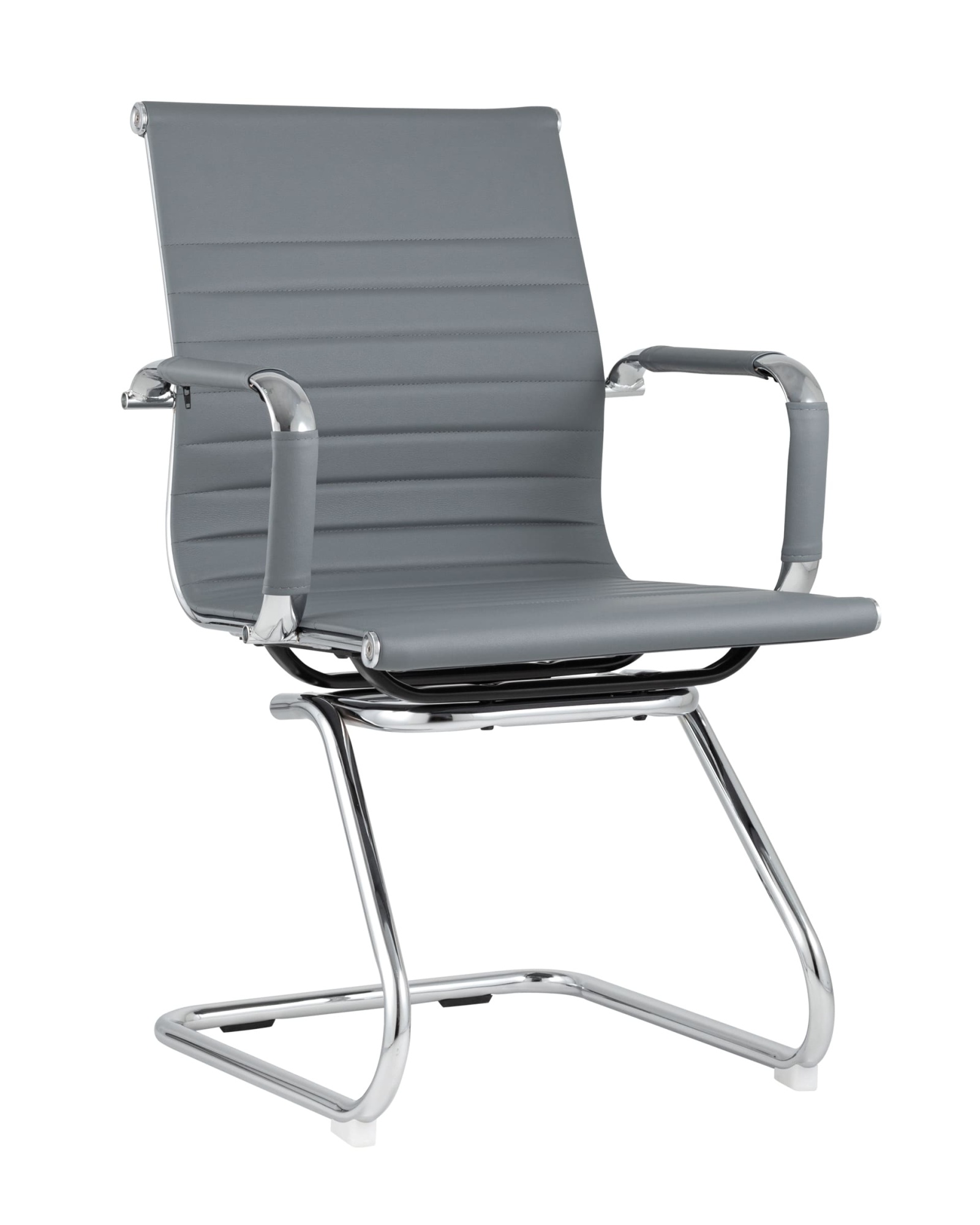 Кресло для посетителей Visit TopChairs серое