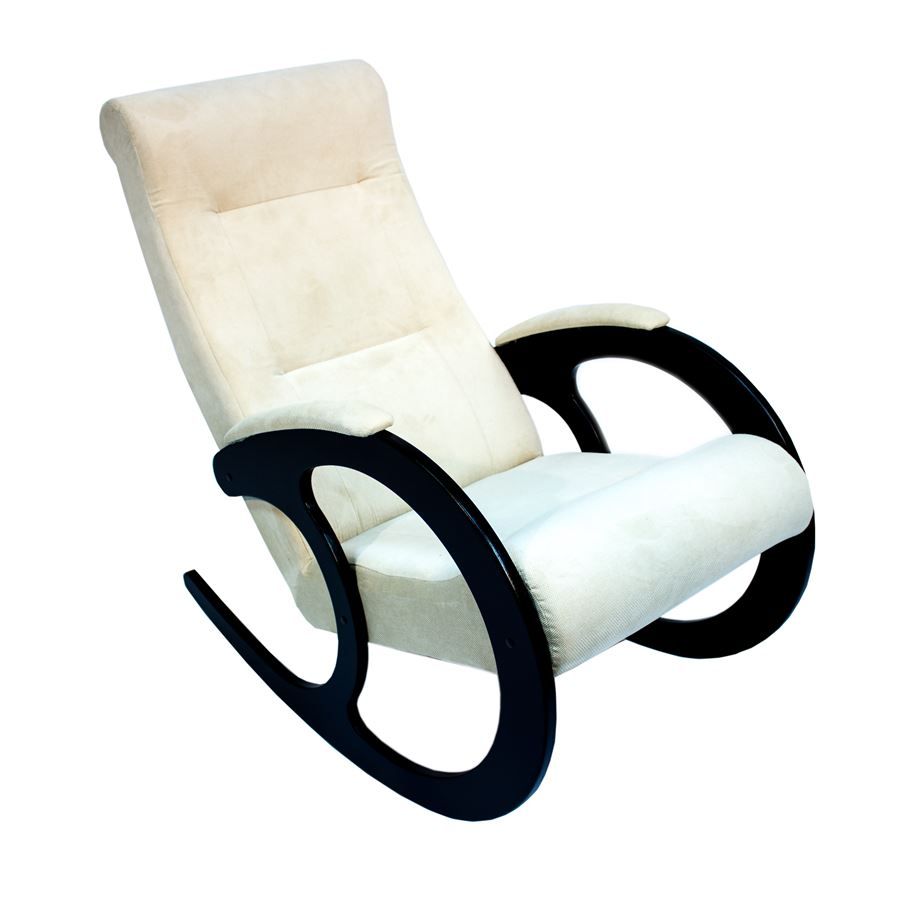 Кресло-качалка модель 3 (венге/ткань бежевая Malta 03 а)