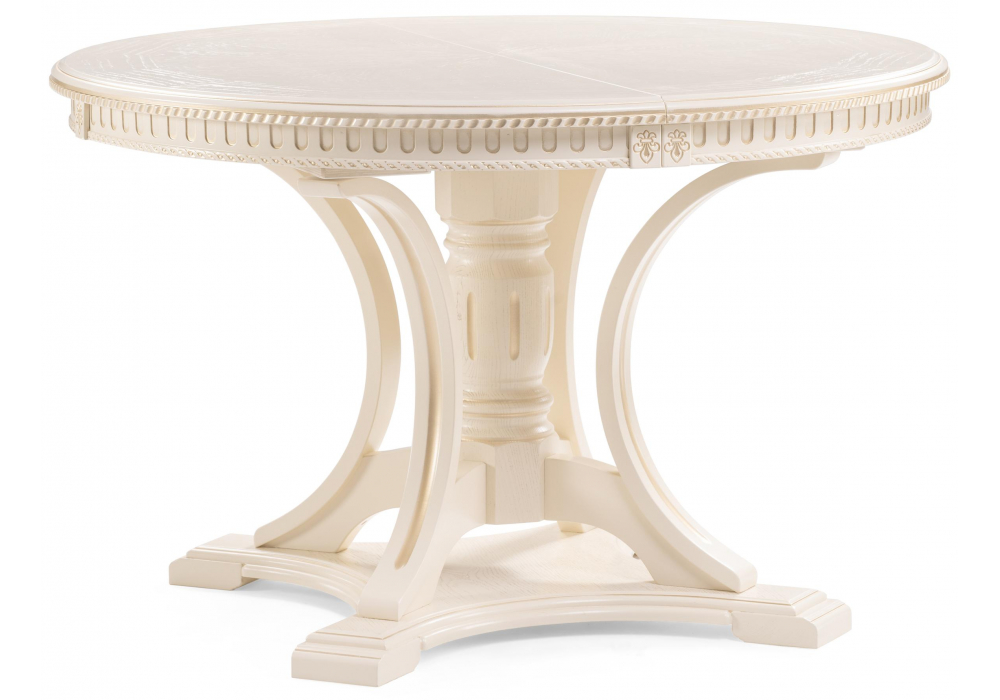 Стол деревянный Нозеан круглый бежевый, золото Стол деревянный Нозеан круглый бежевый, золото