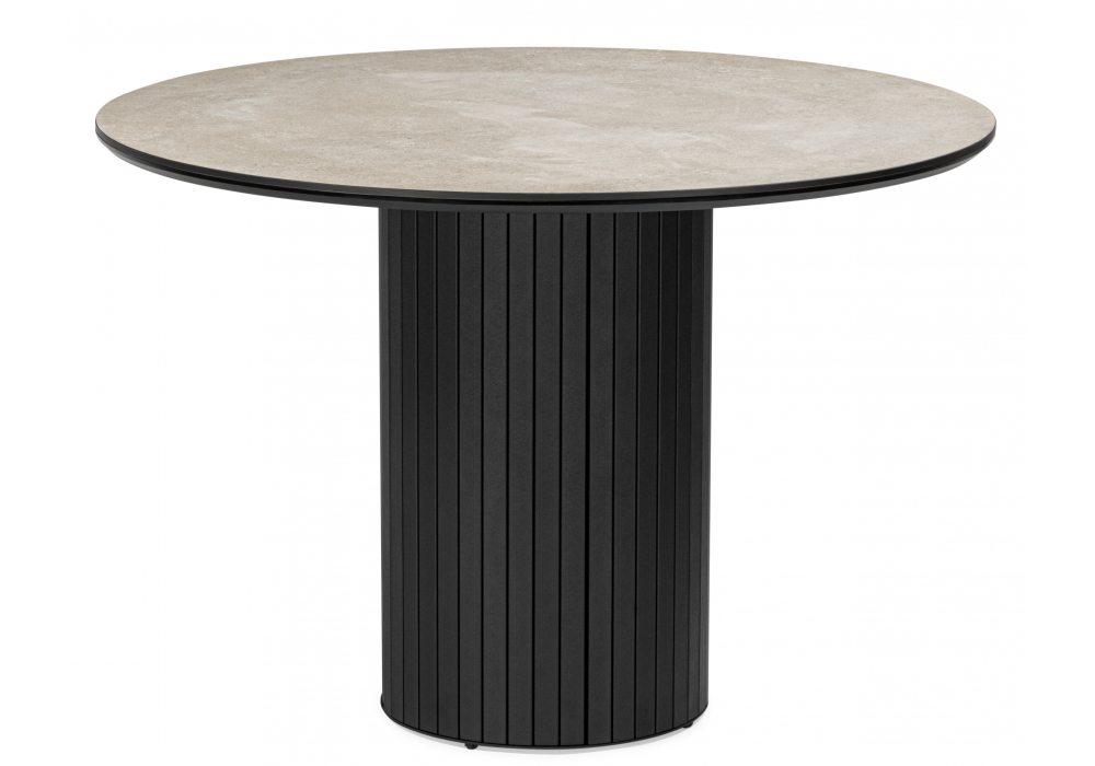 Керамический стол Гравент 110 avenue grey sahara, черный