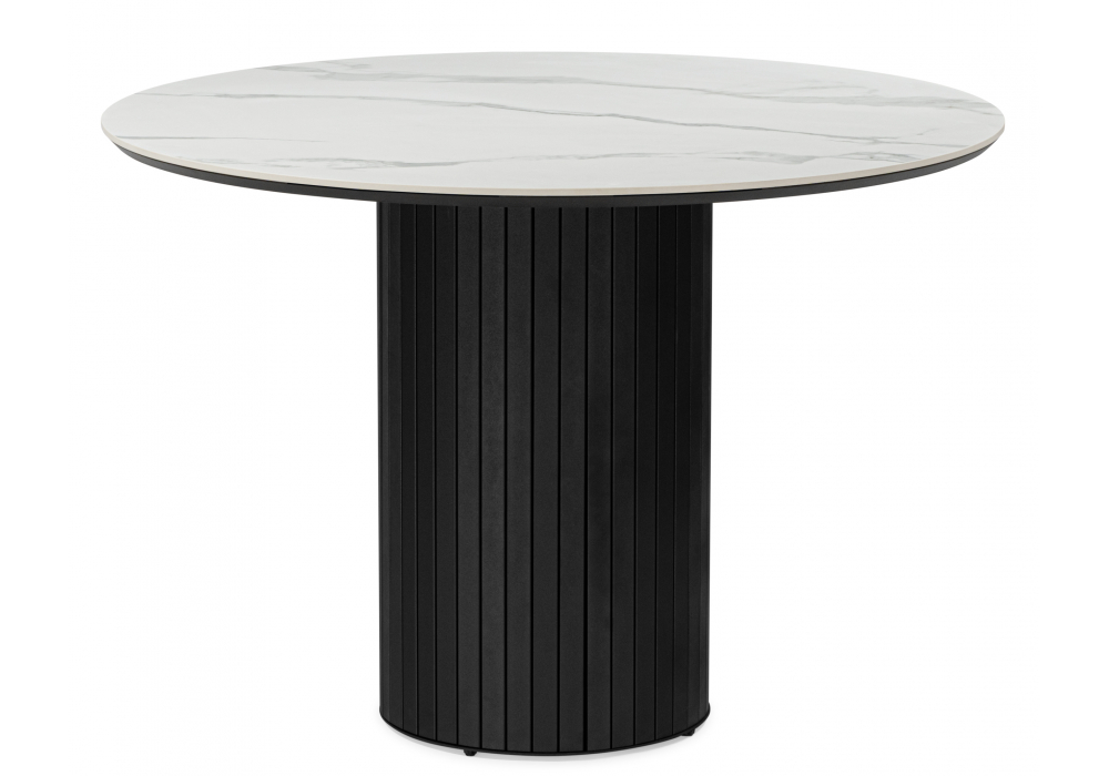 Керамический стол Гравент 110 patagonoa bianco repose, черный