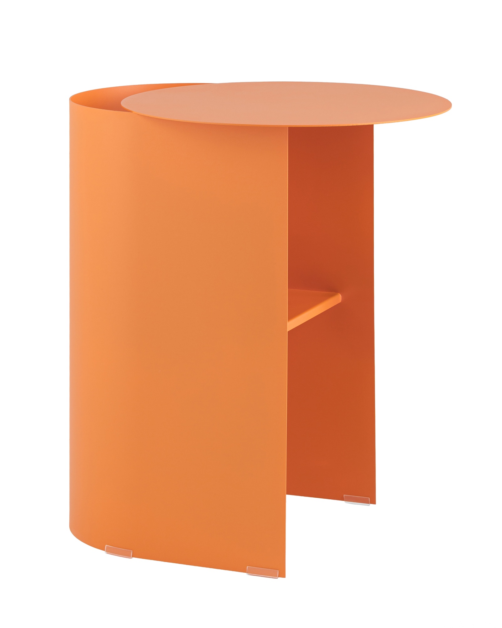 Журнальный столик Floire металл оранжевый