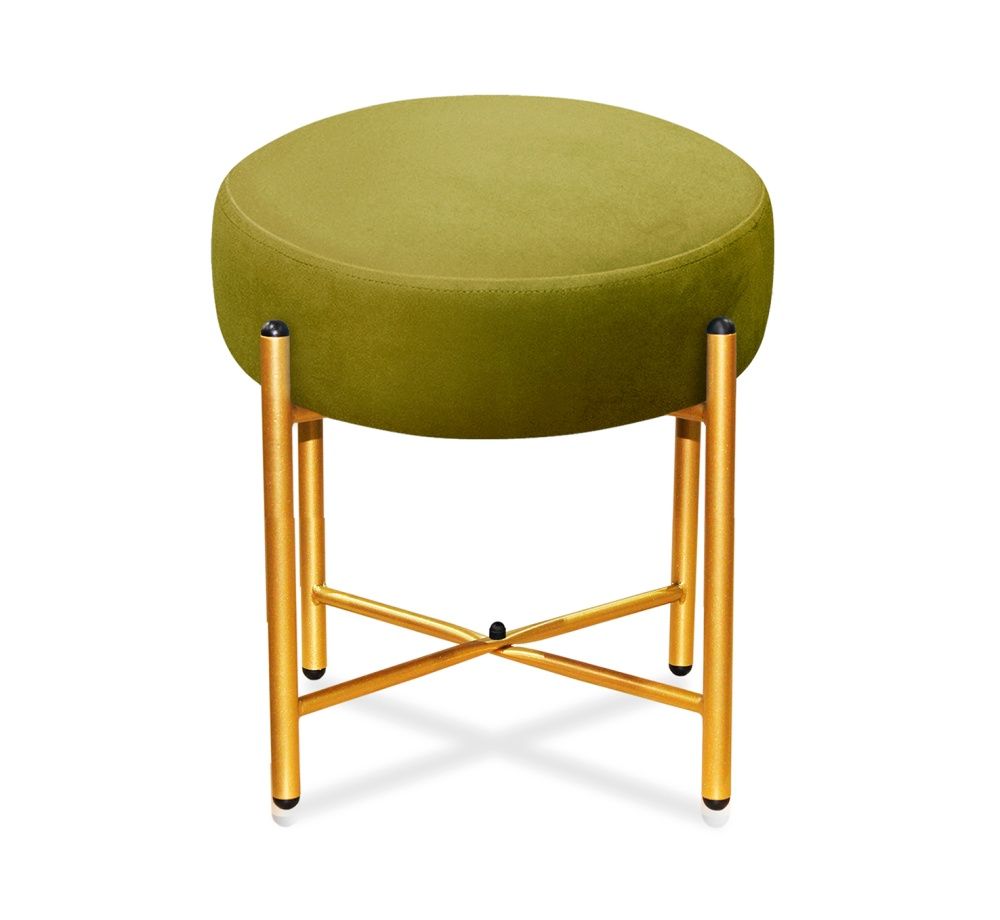 Банкетка SHT-B4 фисташковый, золото