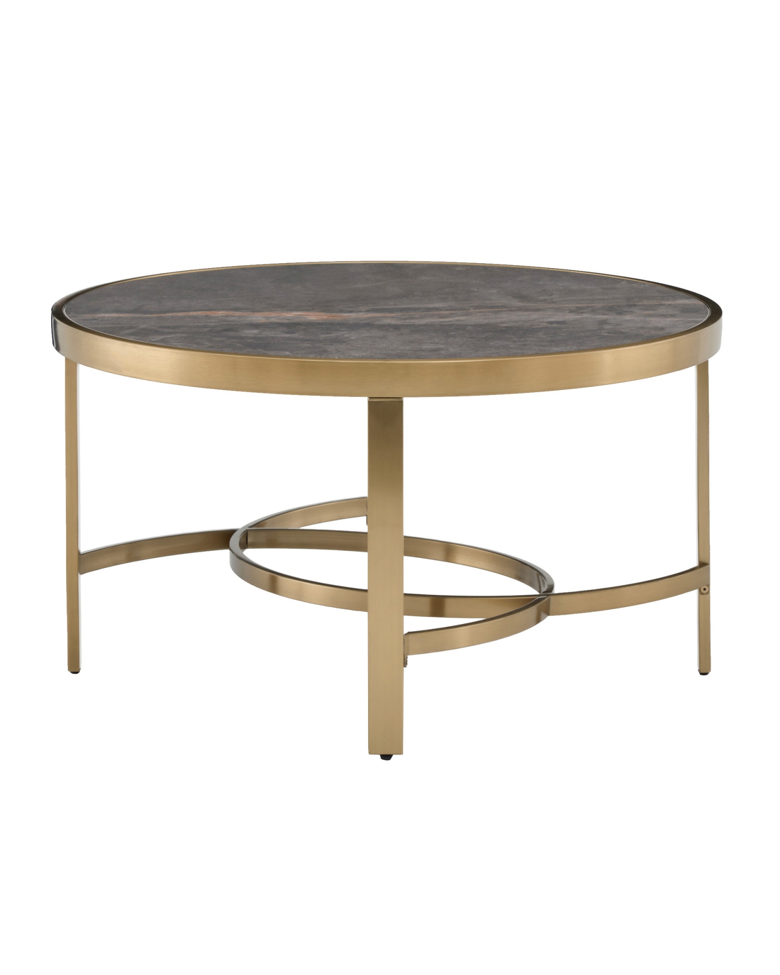 Журнальный столик Адриана 80*80 см серая керамика