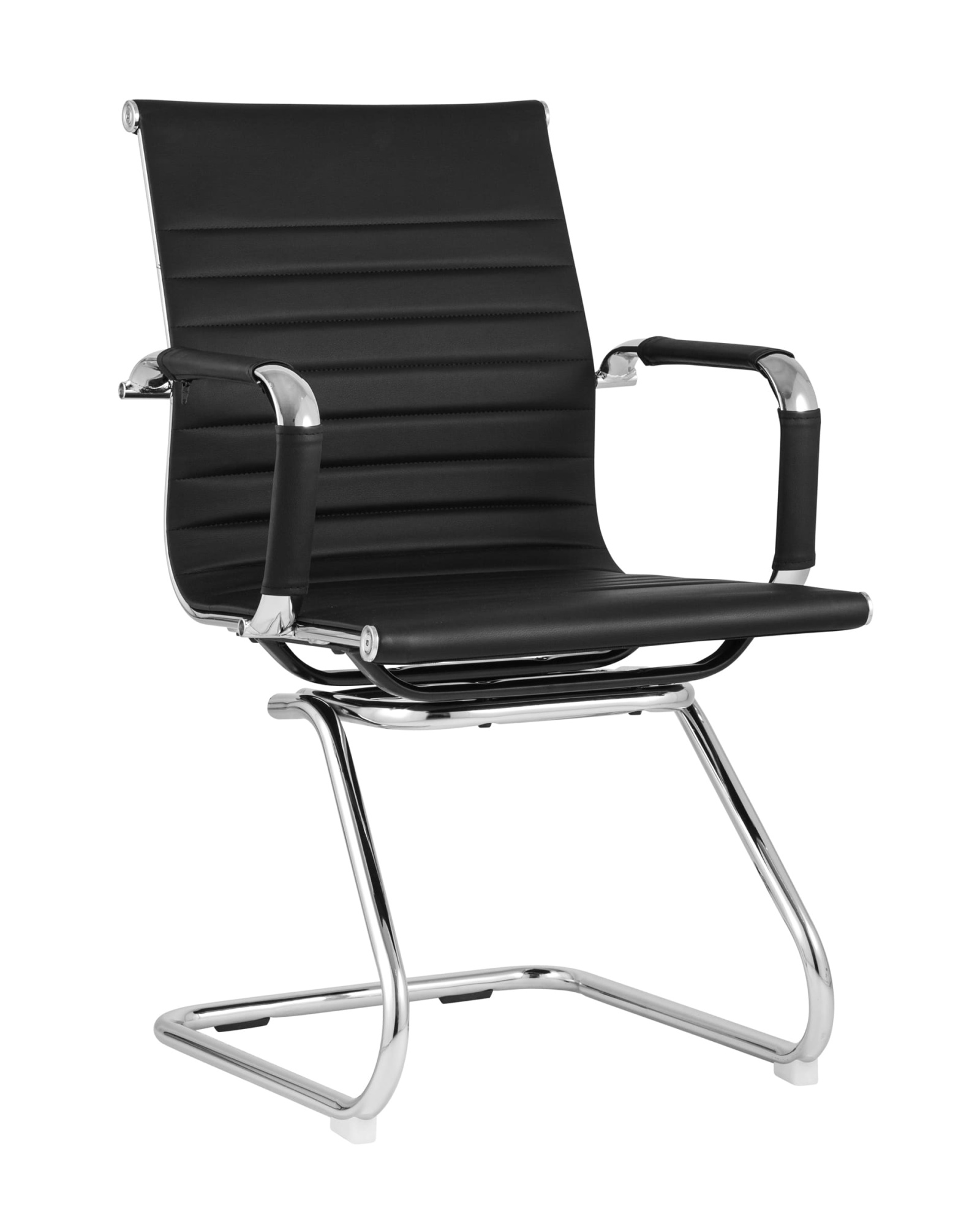 Кресло для посетителей Visit TopChairs черное