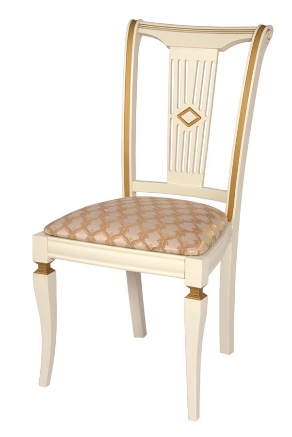 Стул "Милорд №4" 1013 патина золото, ткань Офелия 29/2