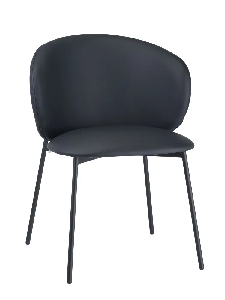 Стул для кухни SOLIS черный экокожа NAPPA 999