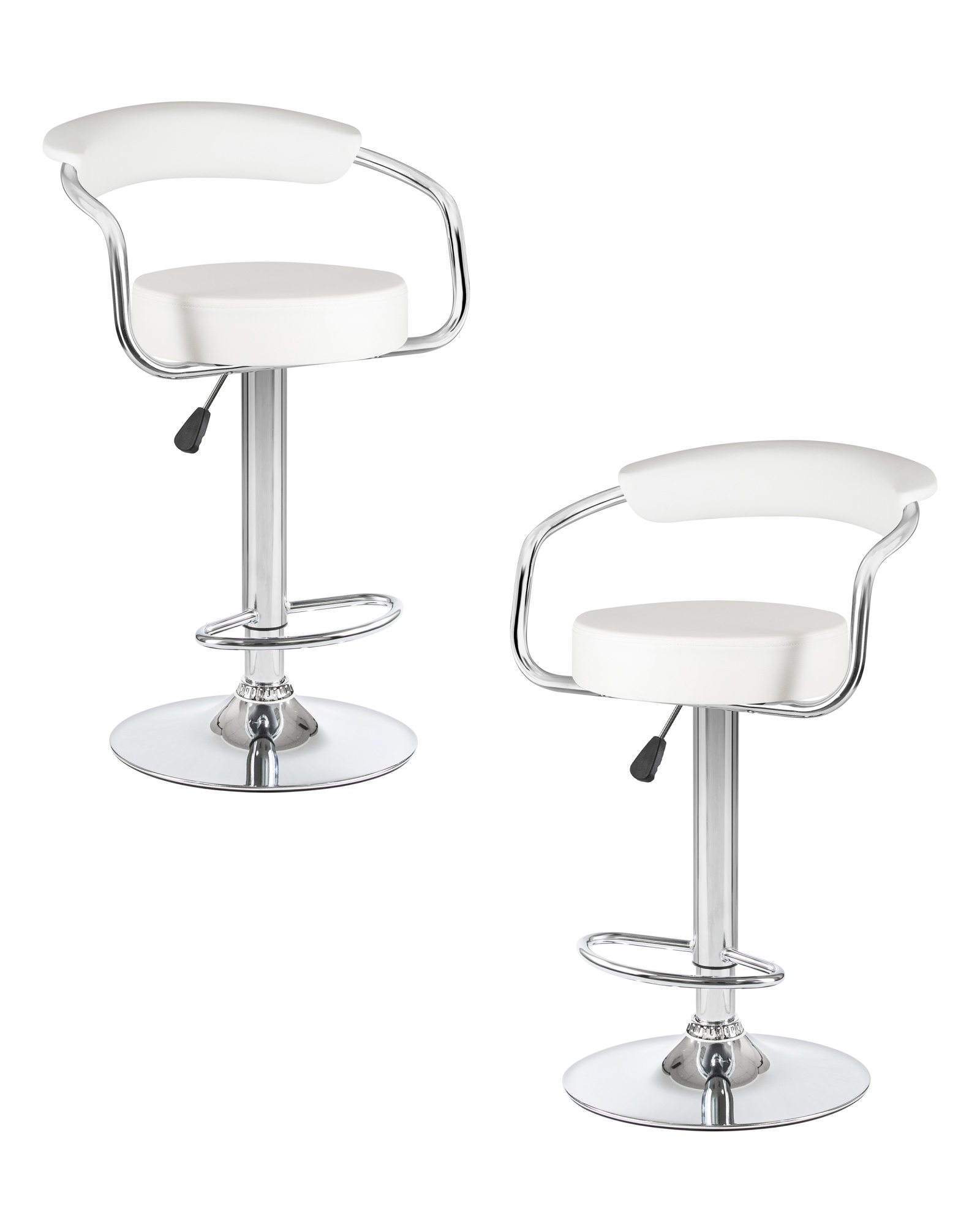 Набор 2 шт Стул барный MARTA, белый