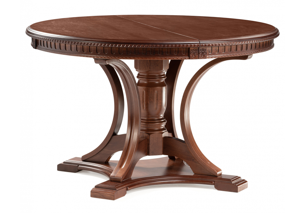 Стол деревянный Нозеан круглый миланский орех Стол деревянный Нозеан круглый миланский орех