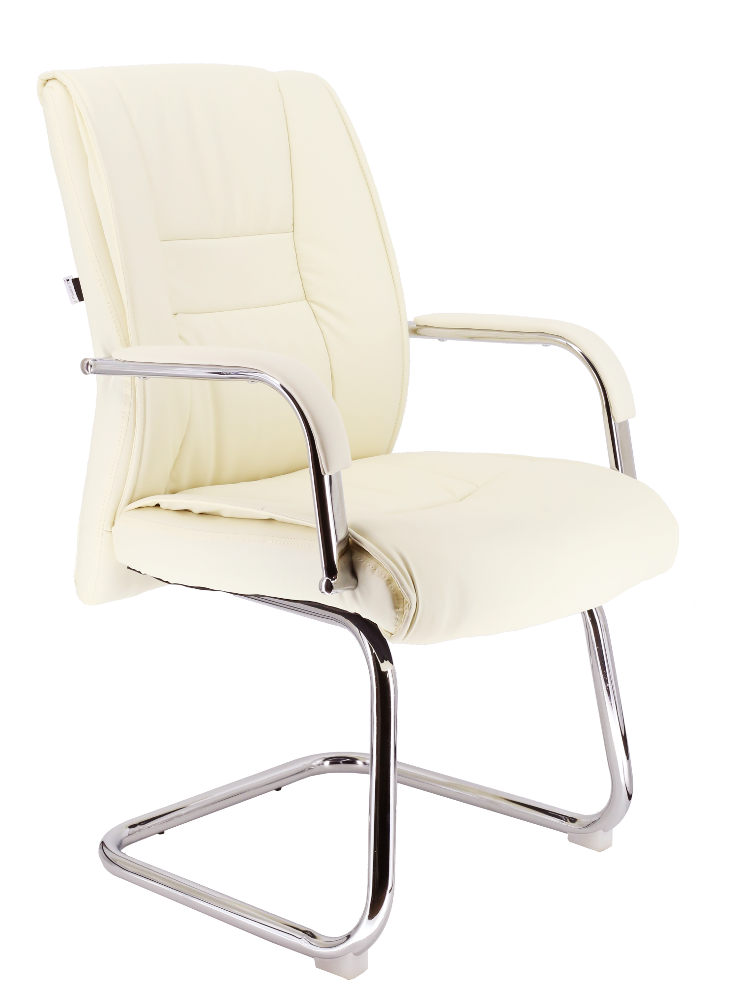 Кресло для посетителей Kent CF экокожа кремовый