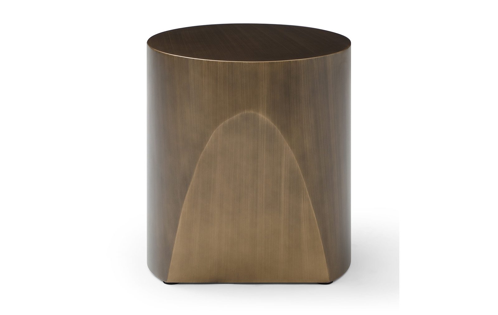 Стол журнальный CT6105-3I (D45) матовая бронза