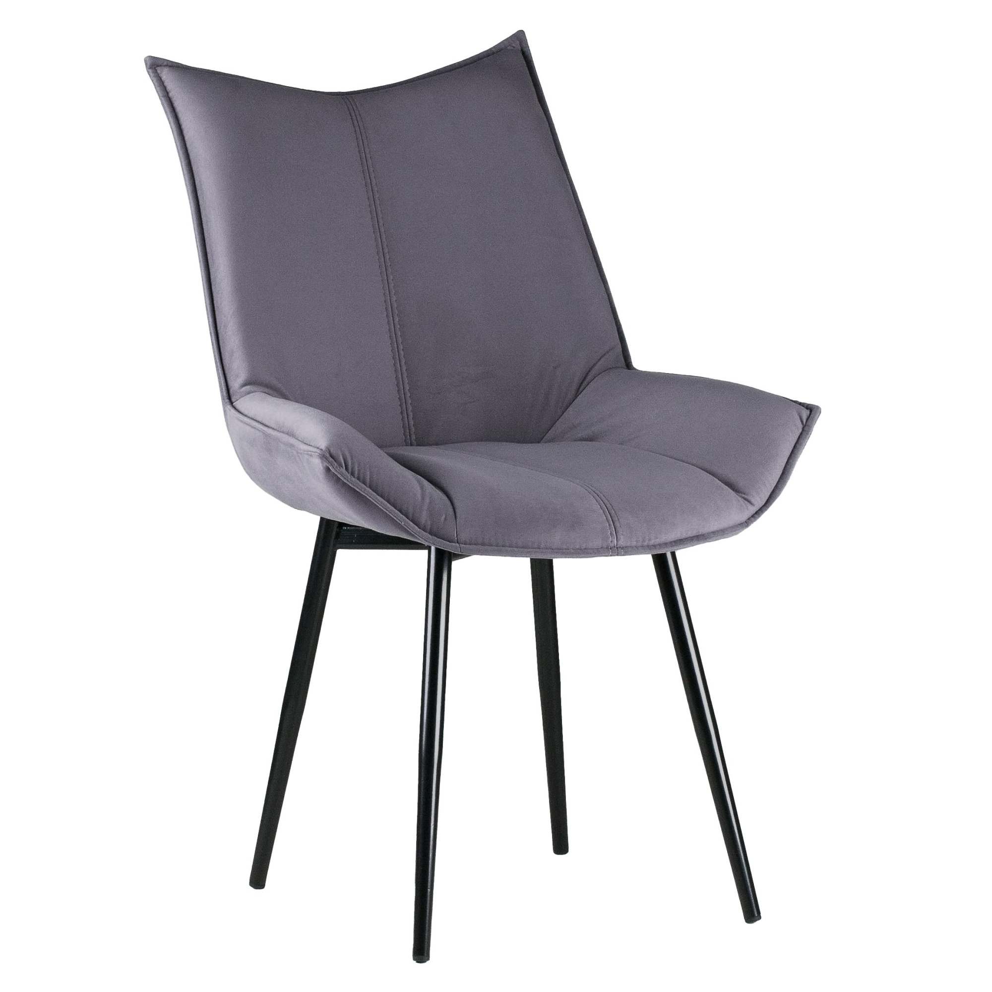 Стул для кухни Осло велюр темно-серый velutto 32