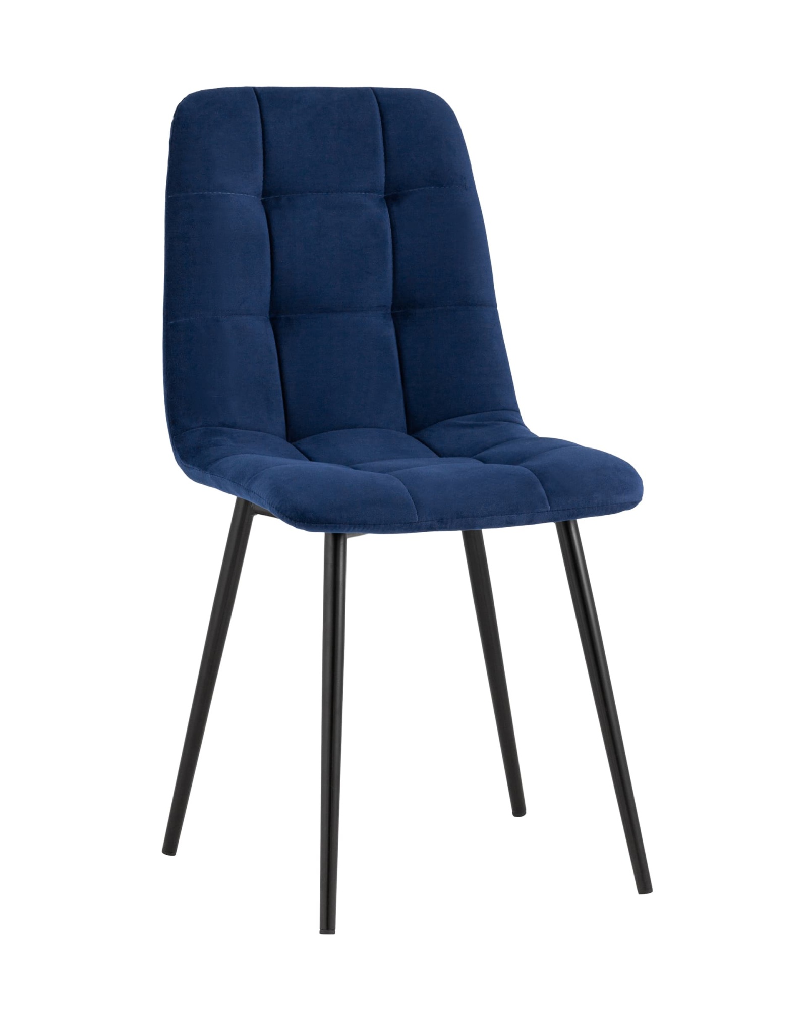 Стул Oliver велюр темно-синий