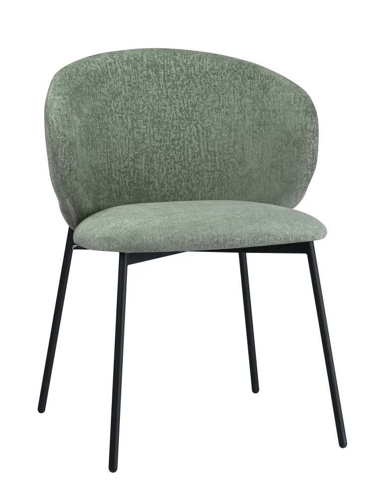 Стул для кухни SOLIS зеленый шенилл ELEMENT