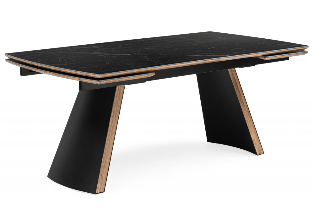 Керамический стол Симмонс 180(260)x90 shakespeare black, черный Керамический стол Симмонс 180(260)x90 shakespeare black, черный