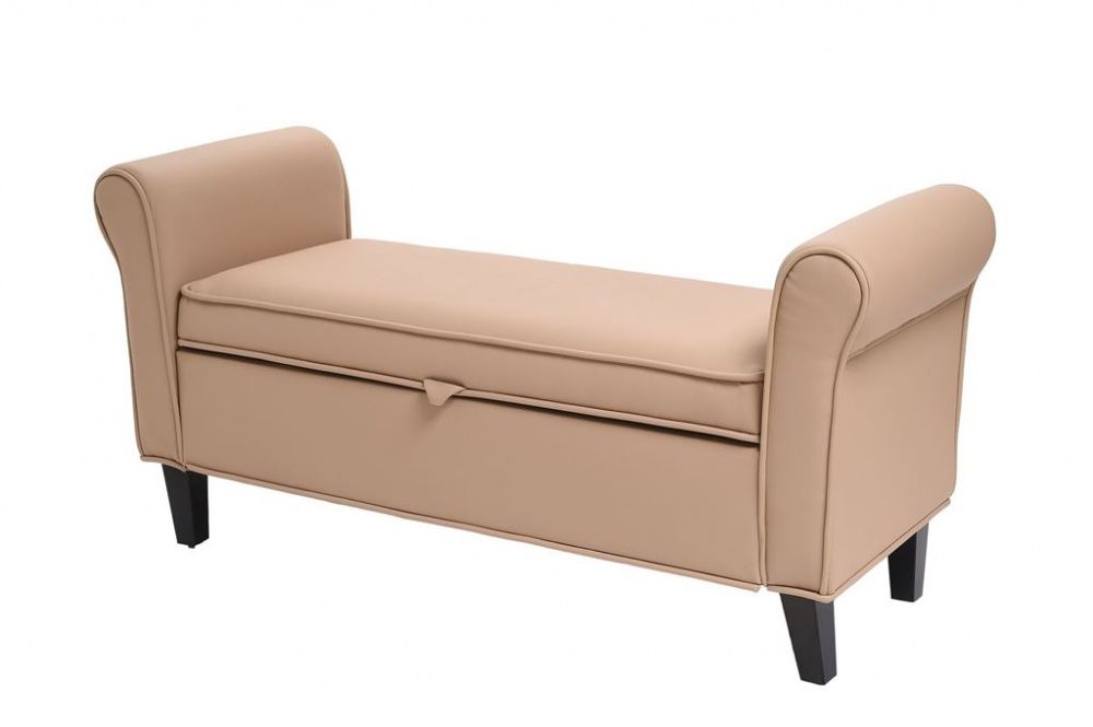 Пуф "Ринкон" морган бежевый экокожа