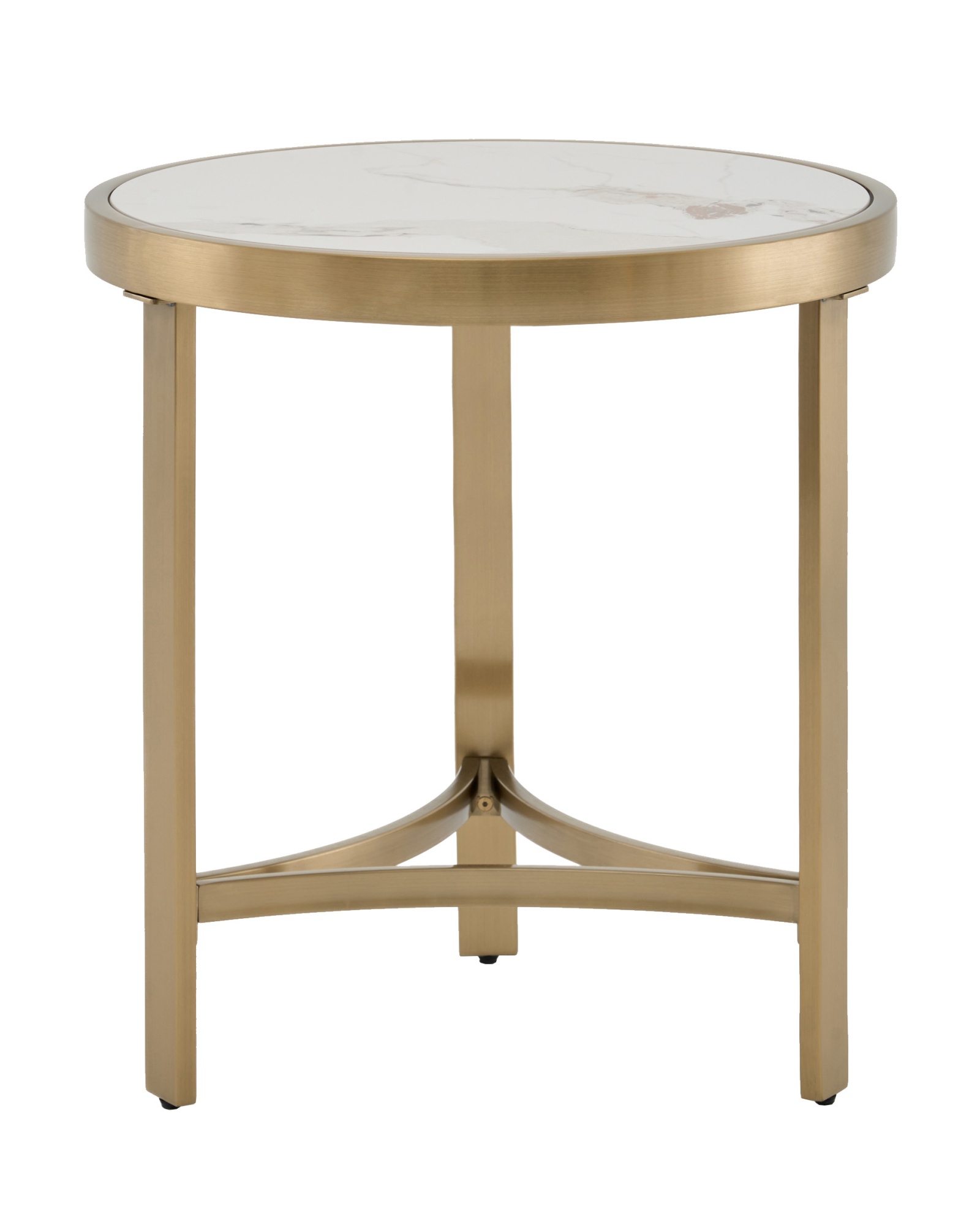 Журнальный столик Адриана 50*50 см светлая керамика