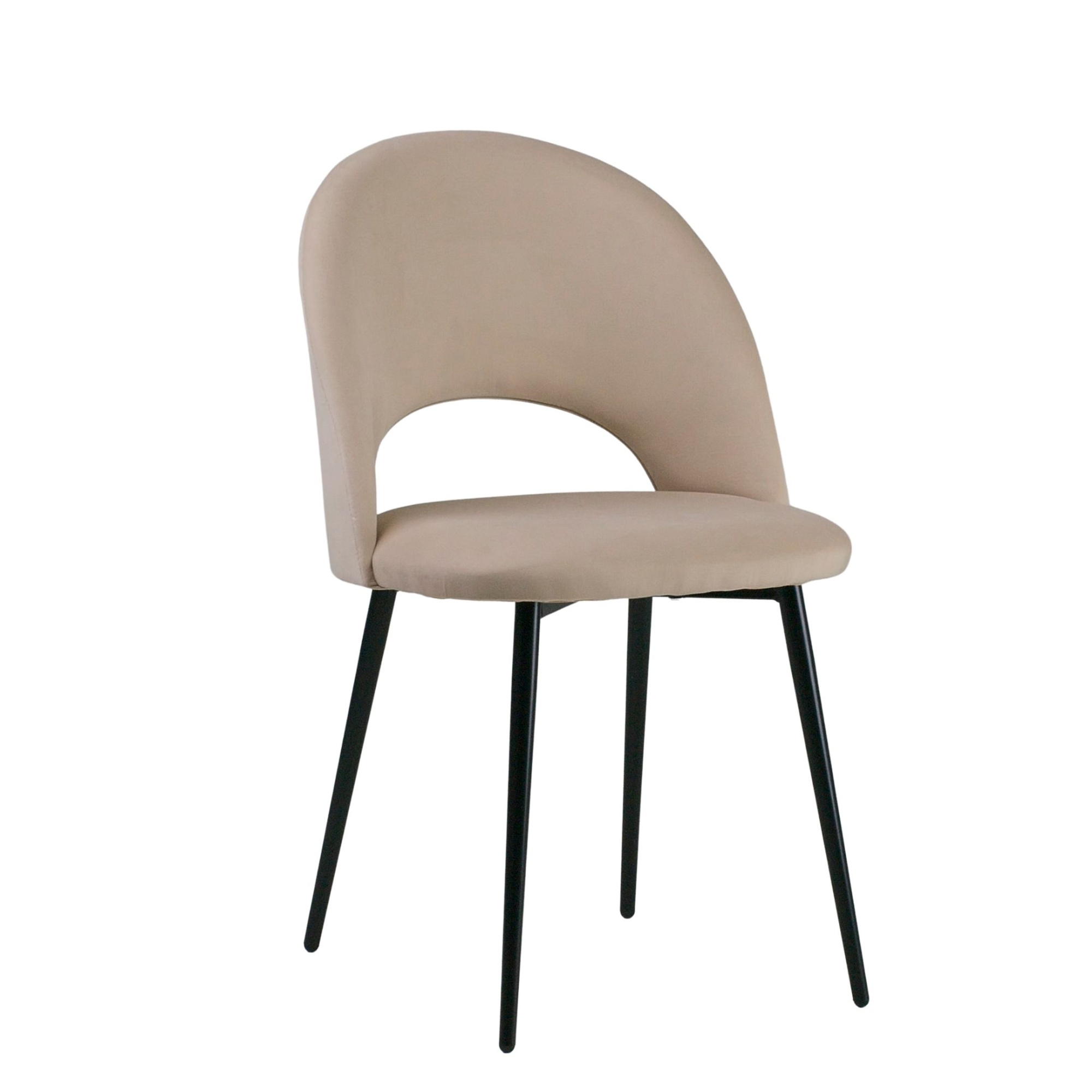 Стул Джексон бежевый велюр velutto 18