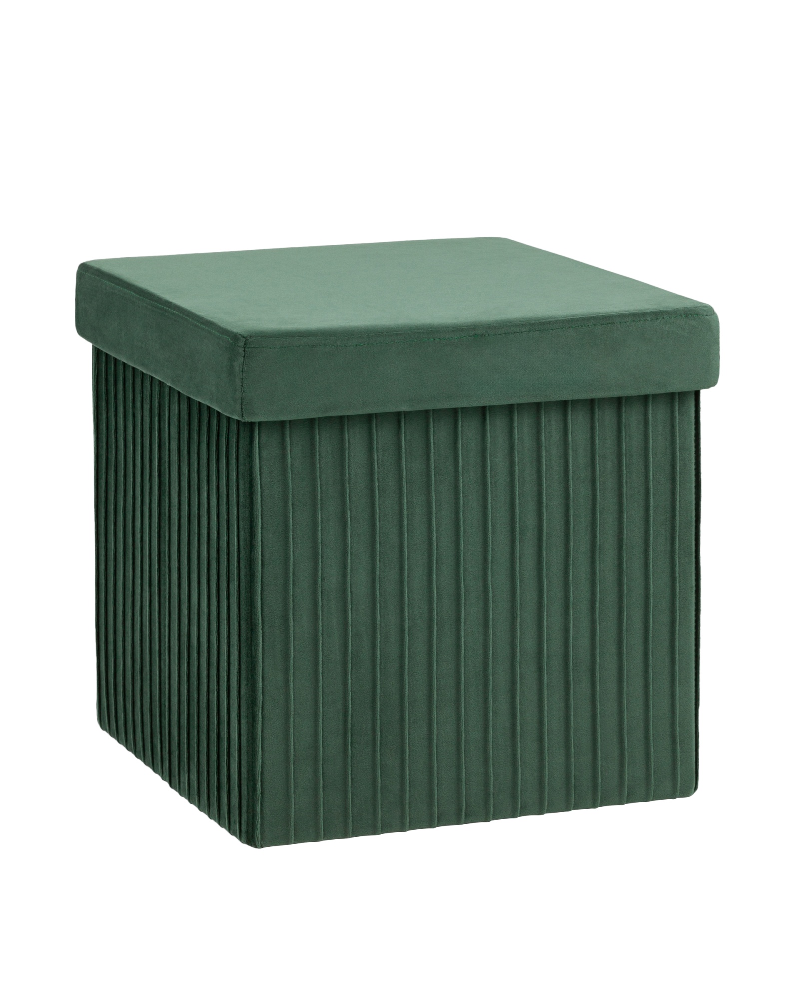 Пуф складной с ящиком Store Square зеленый Пуф складной с ящиком Store Square зеленый
