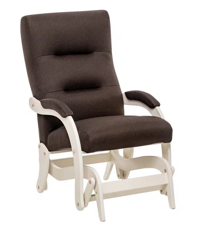 Кресло-маятник Дэми слоновая кость, Мalmo 28