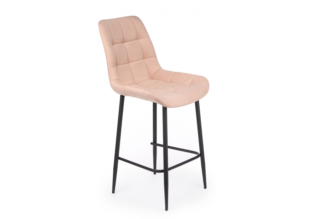 Барный стул Челси бежевый (zd 210), черный