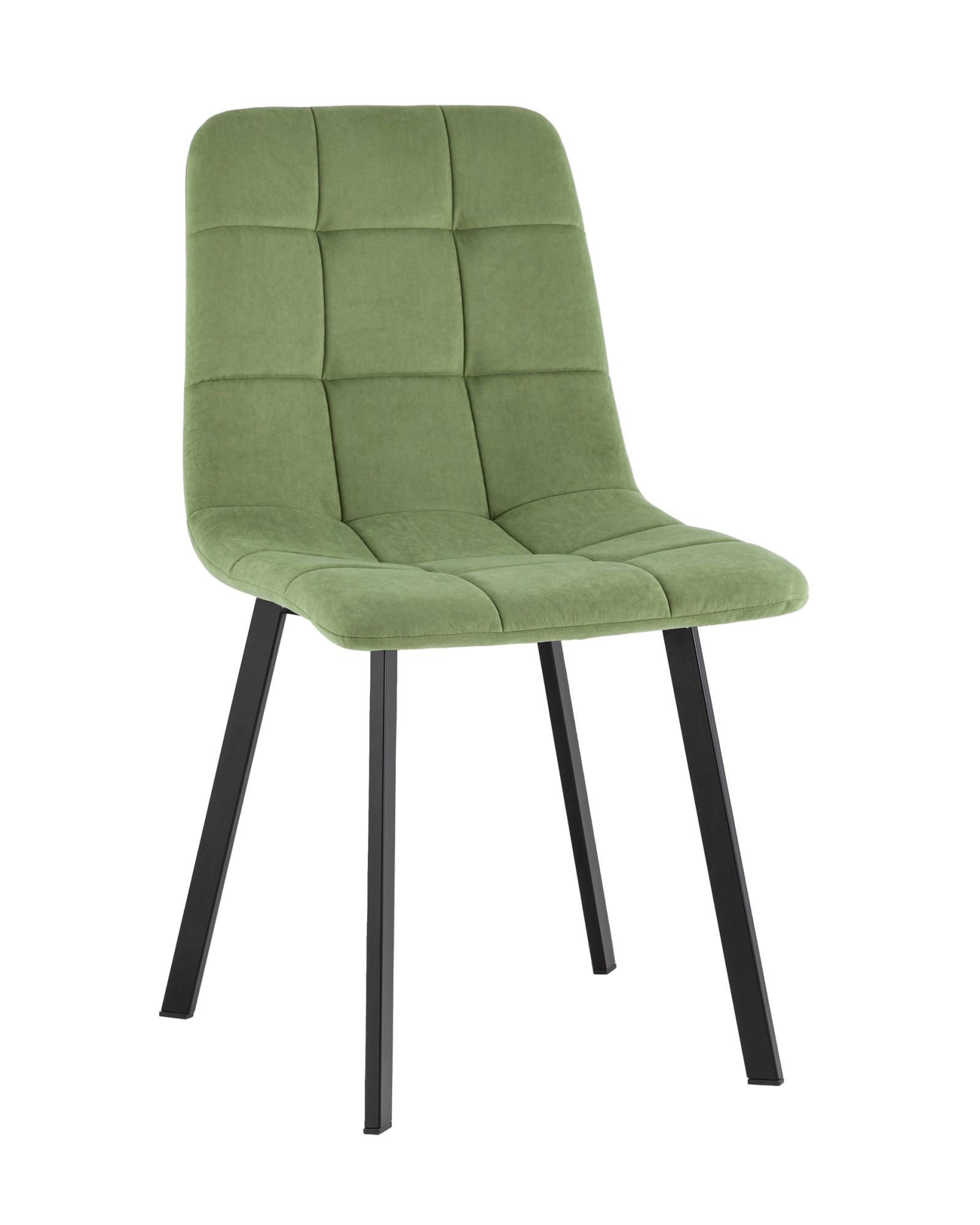 Стул Одди Original Square велюр пыльно-оливковый