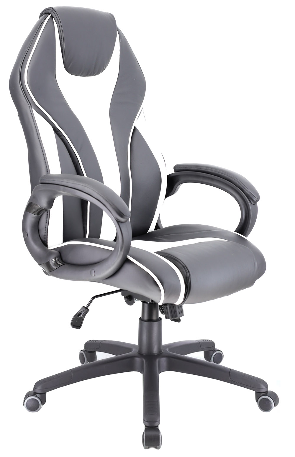 Игровое компьютерное кресло Wing экокожа белый