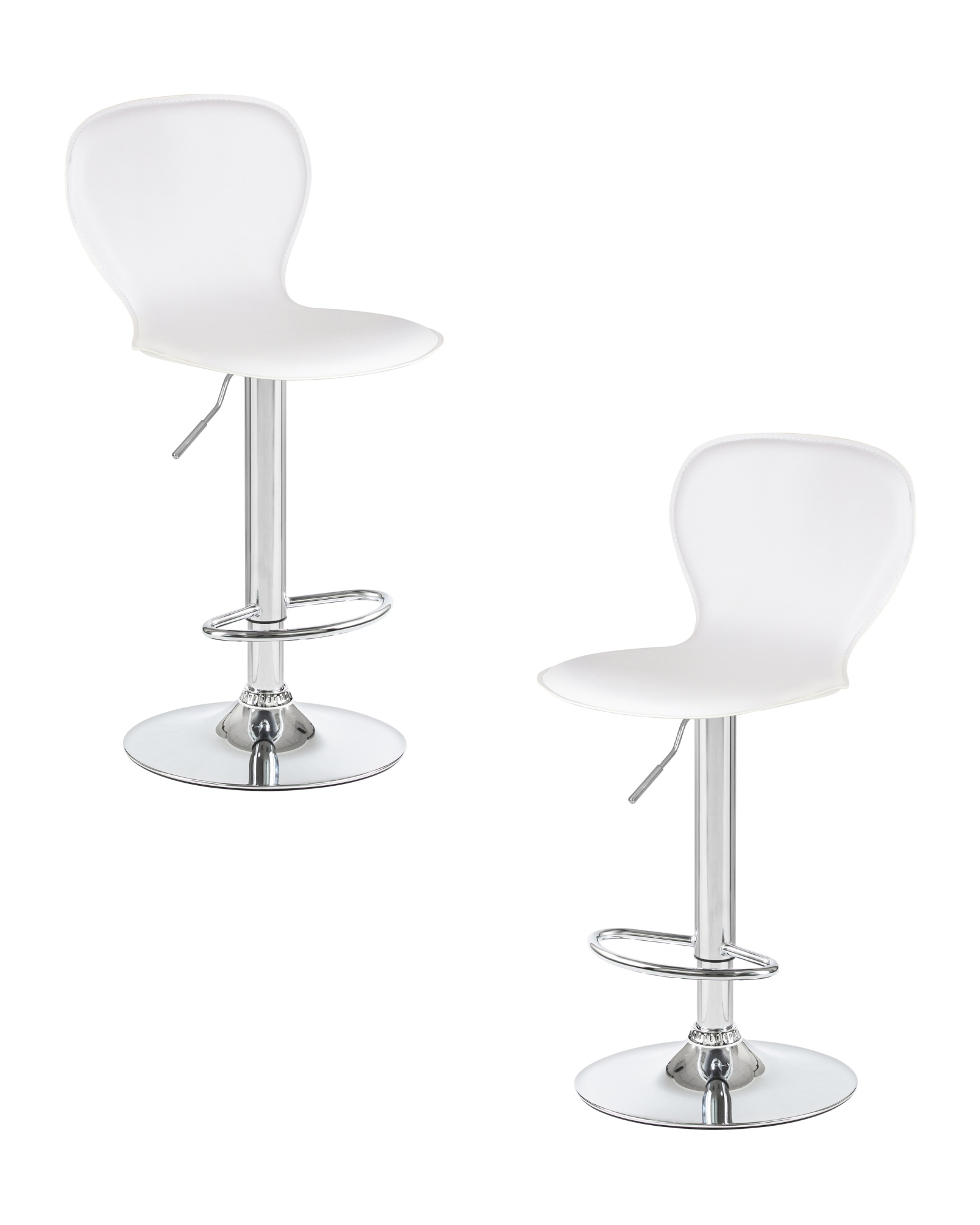 Набор 2 шт Стул барный ELISA, белый