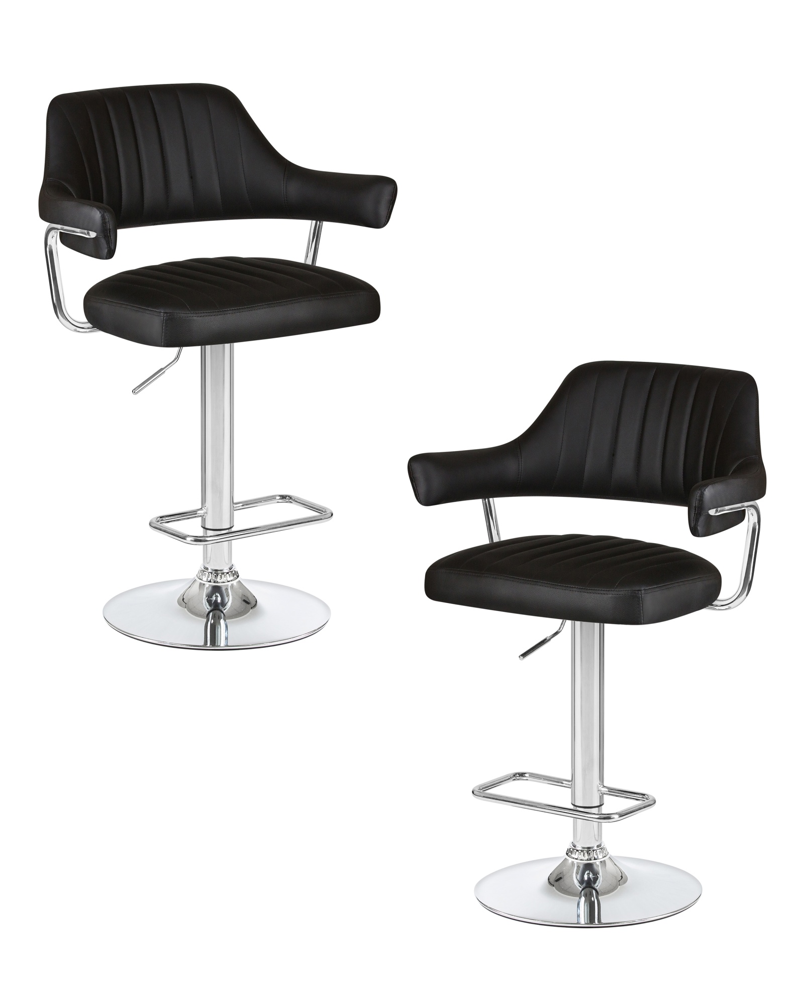 Набор 2 шт Стул барный CHARLY, черный