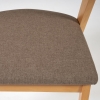 Стул мягкое сидение VERSA (Верса) коричневый, натуральный Стул мягкое сидение VERSA (Верса) коричневый, натуральный