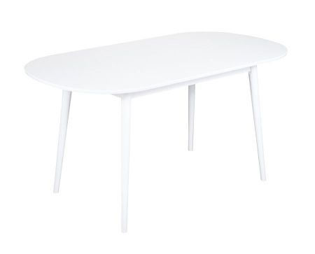 Стол овальный Алиса-1200 белый раздвижной