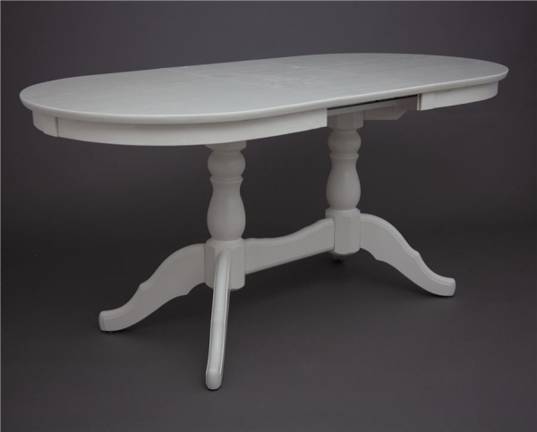 Стол обеденный Овальный-1300 слоновая кость 9001 Стол обеденный Овальный-1300 слоновая кость 9001