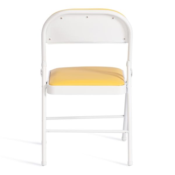 Стул складной FOLDER (mod. 3022G) желтый, белый Стул складной FOLDER (mod. 3022G) желтый, белый