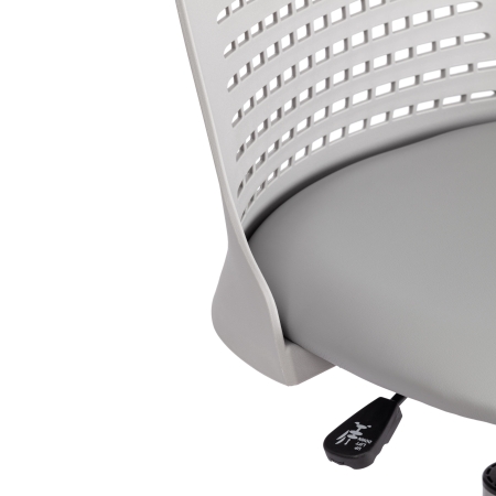 Кресло Kiddy экокожа, серый