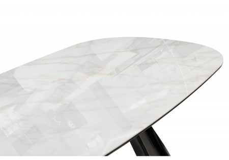 Керамический стол Танго 200х200х90 белый мрамор carla larkin, белый