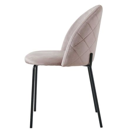 Стул C-962 бежевый G062-14, матовый черный