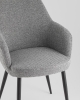 Стул обеденный Katys серый елочка