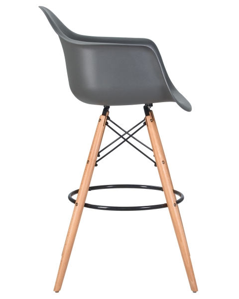 Стул барный DAW BAR ножки светлый бук, серый