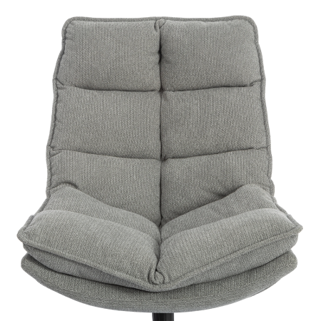 Кресло лаунж Reflex/Рефлекс с пуфом светло-серый