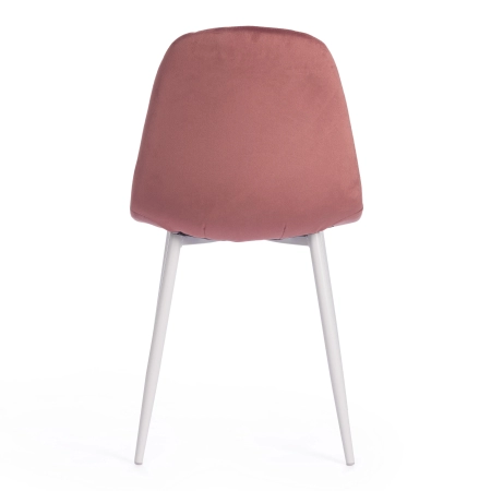 Стул BREEZE красный, ткань и металл, твердое сиденье, без подлокотников