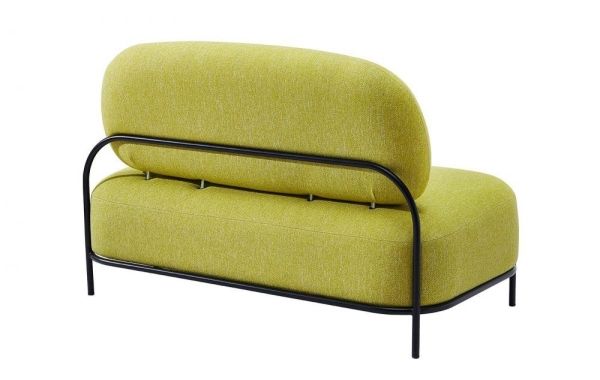 Диван SOFA 06-02 (2-х местный) желтый A652-21 Диван SOFA 06-02 (2-х местный) желтый A652-21