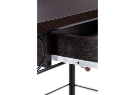 Стол деревянный Клео 3 черный, венге