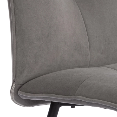 Стул обеденный Sweet серый флок