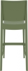 Стул пластиковый барный Siesta Contract Maya Bar 75 оливковый