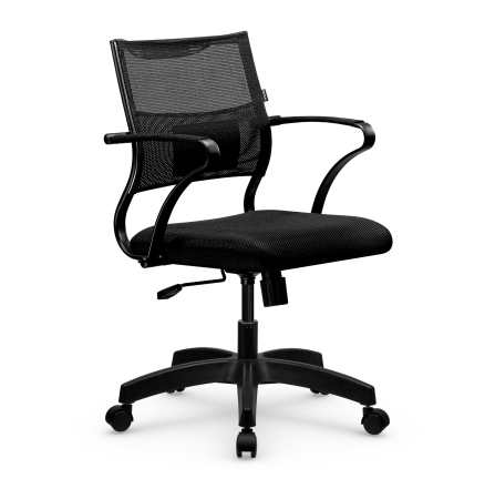 Кресло ErgoLife Sit Air M4-290K пластиковое основание с треугольным сечением лучей, черный
