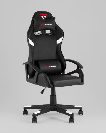 Кресло спортивное Warden TopChairs черно-белый