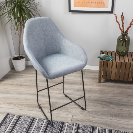 Кресло полубар Kent Грей/Линк