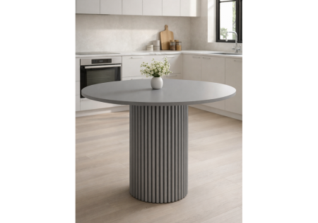 Стол деревянный Барел 100 серый, серый